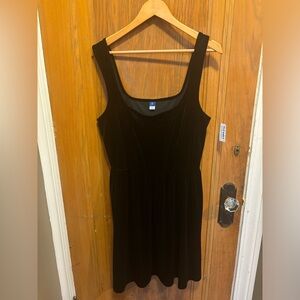 🛍 NWT Old Navy Holiday Cami Black Jack velvet mini dress size xl tall